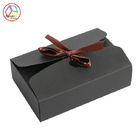 Black Paper Cupcake Boxes Thin Paper CMYK Pantone Printing PET Insert