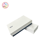 Textured Art Paper White Jewelry Paper Gift Box Foldable